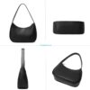 CYHTWSDJ Shoulder Bags for Women, Cute Hobo Tote Handbag Mini Clutch Purse with Zipper Closure - Image 6