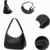 CYHTWSDJ Shoulder Bags for Women, Cute Hobo Tote Handbag Mini Clutch Purse with Zipper Closure - Image 7