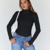 Trendy Queen Women's Turtleneck Long Sleeve Shirts Fall Fashion Basic Thermal Underwear Tops Winter Clothes 2024 - Image 2