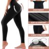 4 Pack Leggings for Women Butt Lift High Waisted Tummy Control No See-Through Yoga Pants Workout Running Leggings - Image 5