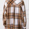 Trendy Queen Womens Flannel Shacket Casual Jacket Plaid Button Down Long Sleeve Shirt Fall Winter Outfits - Image 3