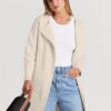 ANRABESS Women's Open Front Knit Lightweight Cardigan Casual Long Coatigan Sweater Lady Jacket Coat 2024 Fall Outerwear - Image 3