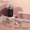 BS-MALL Makeup Brush Set 18 Pcs Premium Synthetic Foundation Powder Concealers Eye shadows Blush Makeup Brushes with black case - Image 6