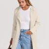 ANRABESS Women's Open Front Knit Lightweight Cardigan Casual Long Coatigan Sweater Lady Jacket Coat 2024 Fall Outerwear - Image 2