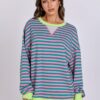 ANRABESS Women Striped Oversized Sweatshirt Long Sleeve Crewneck Shirts 2024 Fall Fashion Pullover Sweater Trendy Clothes - Image 7