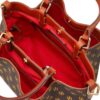 Dooney & Bourke Women's Gretta Brenna Satchel in Coated Cotton, Large Handbag with Adjustable & Detachable Shoulder Strap - Image 3