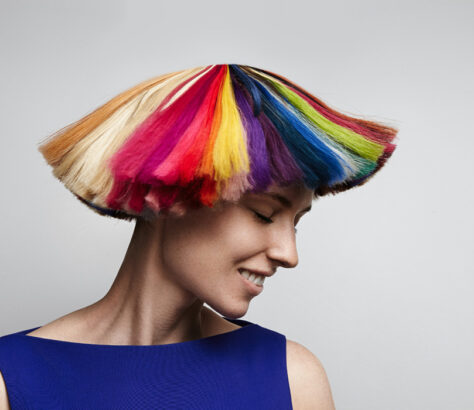 latest trends in colorful hair