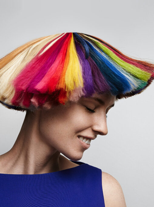 latest trends in colorful hair